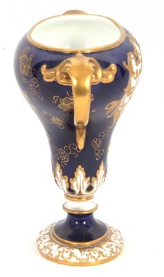 Lot 35 - A small Royal Crown Derby vase with gilt...