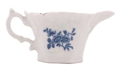 Lot 50 - An early Worcester cream boat