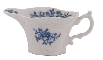 Lot 50 - An early Worcester cream boat