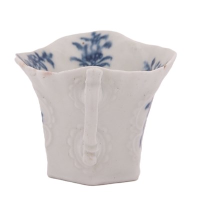 Lot 50 - An early Worcester cream boat