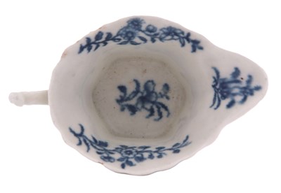 Lot 50 - An early Worcester cream boat