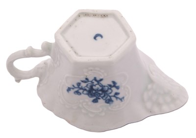 Lot 50 - An early Worcester cream boat