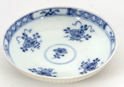 Lot 59 - A Meissen cup and saucer of ribbed form with...