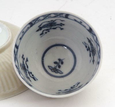 Lot 59 - A Meissen cup and saucer of ribbed form with...