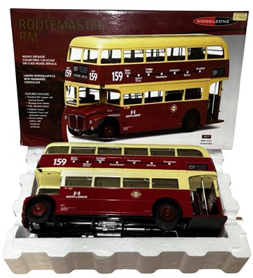 Lot 159 - A boxed Model Zone 1:24 scale Routemaster RM...