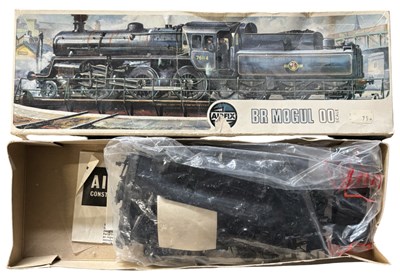 Lot 221 - A boxed Airfix BR Mogul 00 gauge model kit...