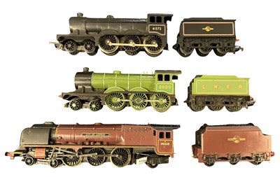 Lot 24 - Three 00 gauge Triang locomotives and tenders,...