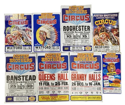 Lot 295 - A group of 8 vintage Austen Brothers circus...