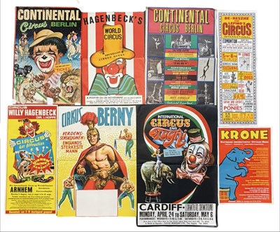 Lot 298 - A group of 8 vintage European Circus...