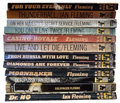 Lot 81 - IAN FLEMING PAN PAPERBACKS: 12 Titles:...