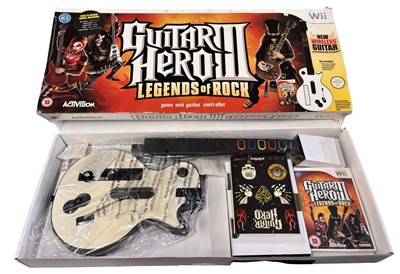 Lot 310 - Guitar Hero III: Legends of Rock, controller...