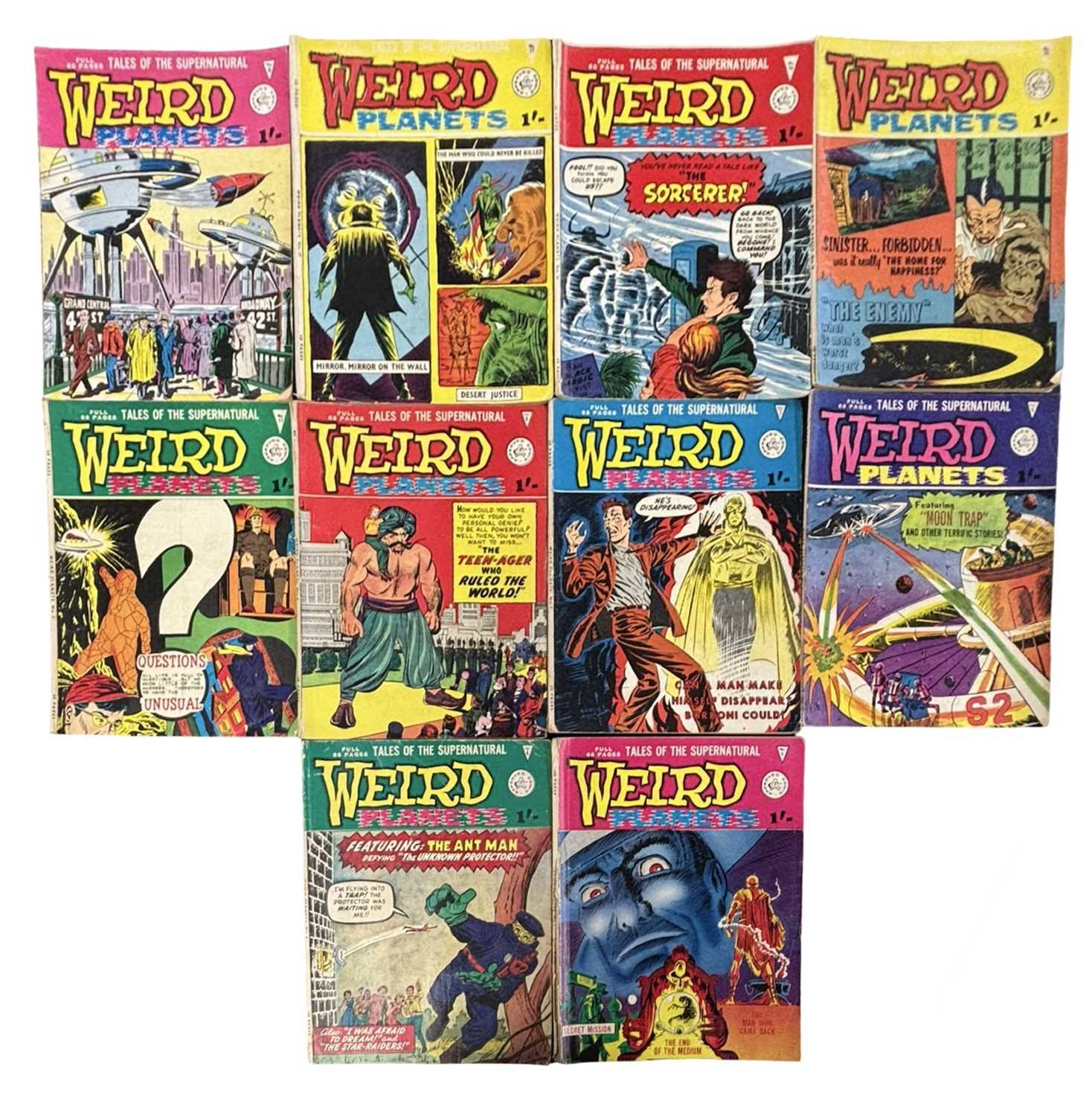 Lot 24 - SPACE COMICS: 3 Titles: OUT OF THIS WORLD...