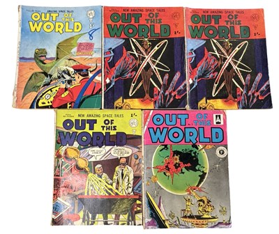 Lot 24 - SPACE COMICS: 3 Titles: OUT OF THIS WORLD...