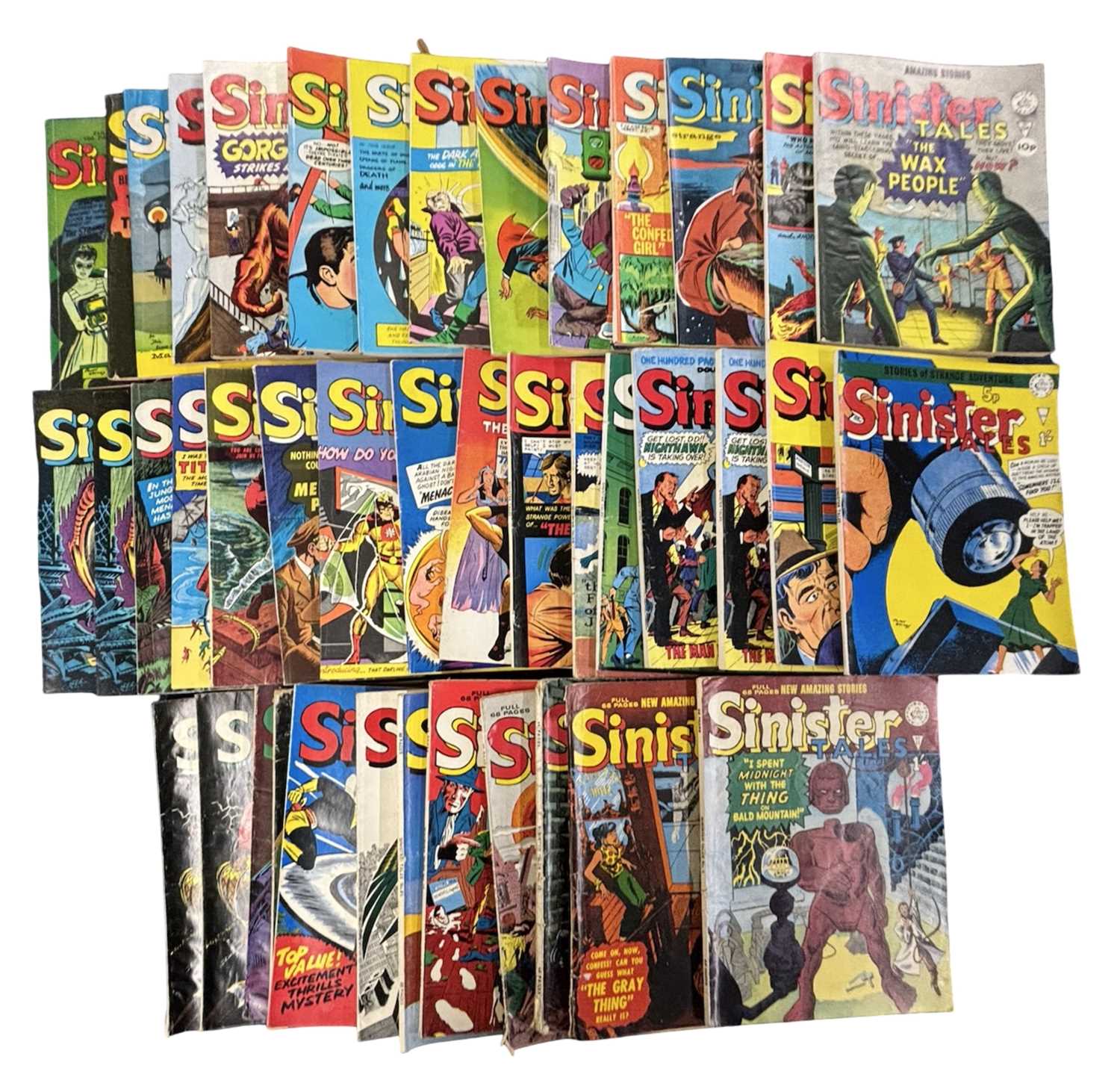 Lot 33 - SINISTER TALES, Alan Class. Issues:11,14-15,20,...