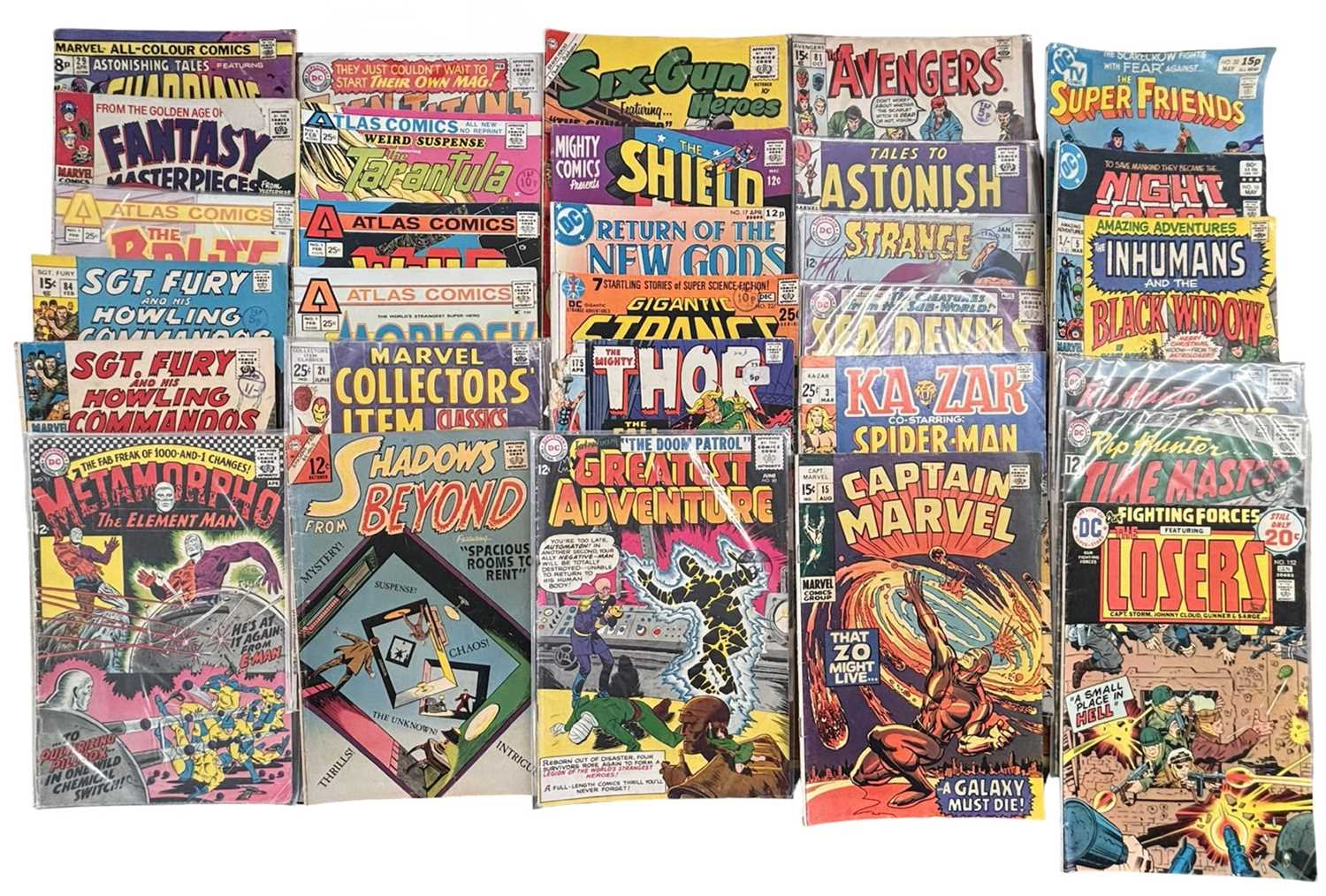 Lot 27 - Various 1970s mixed Dc/Marvel Atlas etc comic...