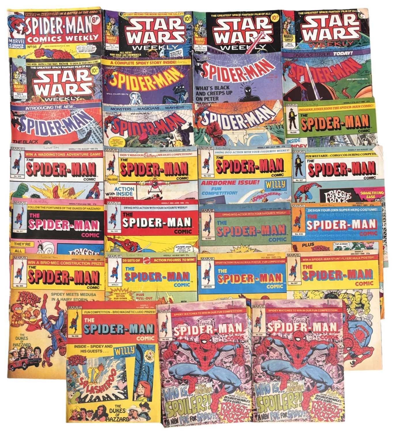 Lot 13 - Vintage mixed Marvel comic books, to include:...