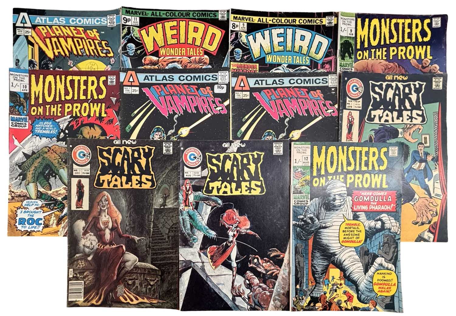 Lot 31 - Mixed DC / Marvel etc vintage horror comics,...