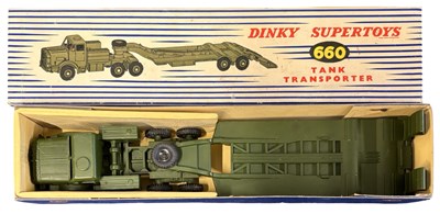 Lot 50 - A boxed Dinky Supertoys 660 Tank Transporter