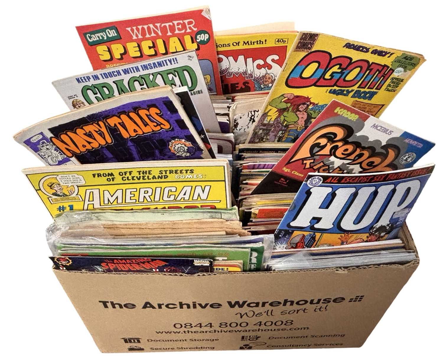 Lot 74 - MIXED COMICS: A large collection of...