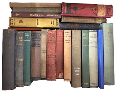 Lot 127 - ONE BOX: Various cloth-backed circus volumes,...