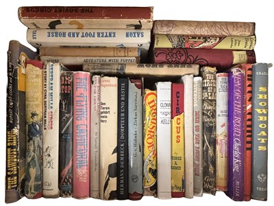 Lot 128 - ONE BOX: Circus dustjackets, to include:...