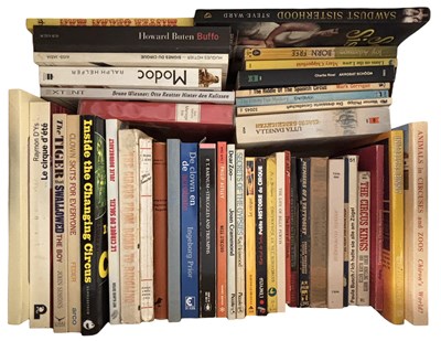Lot 134 - ONE BOX: Mixed circus paperbacks, to include:...