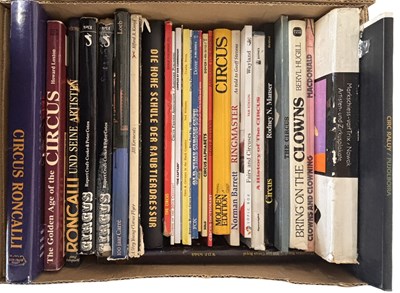 Lot 138 - ONE BOX: Large format circus interest, to...