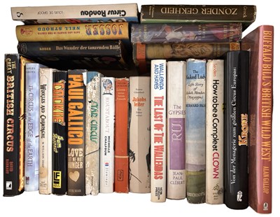 Lot 147 - ONE BOX: mixed circus dustjackets, to include:...