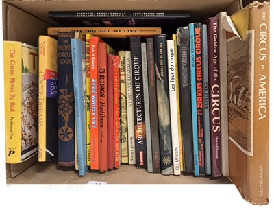 Lot 152 - ONE BOX: Mixed large format circus and...