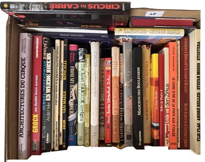 Lot 154 - ONE BOX: Mixed large format circus interest,...