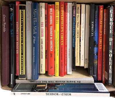 Lot 159 - ONE BOX: Mixed large format circus and...