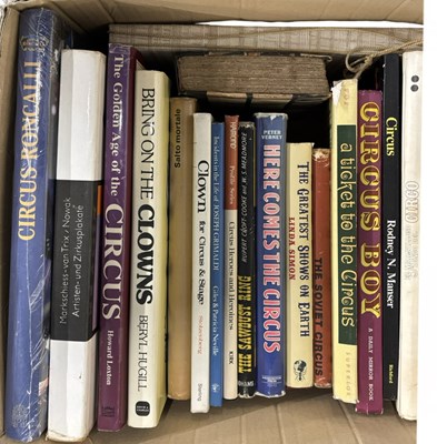 Lot 162 - ONE BOX: Mixed large format circus interest,...