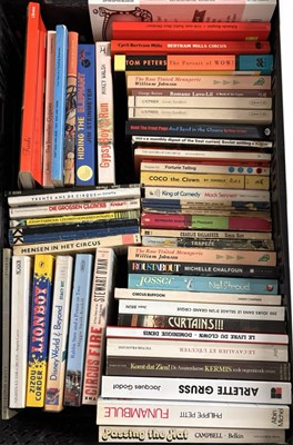Lot 168 - ONE BOX: Small format paperback circus and...