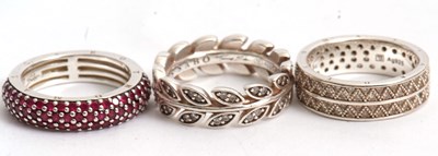 Lot 223 - Thomas Sabo: three rings to include a silver...