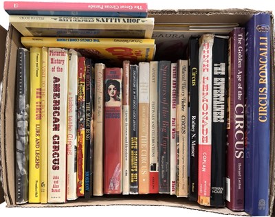 Lot 177 - ONE BOX: Large format circus interest, to...