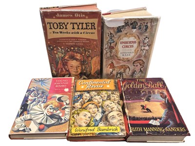 Lot 10 - VINTAGE CIRCUS NOVELS, DUSTJACKETS: 5 Titles:...