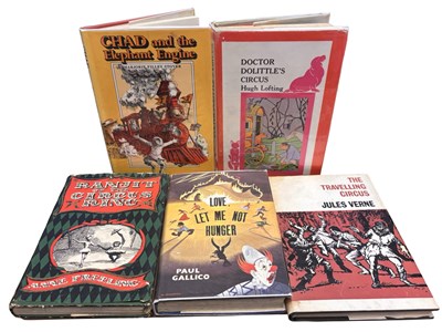 Lot 11 - CIRCUS NOVELS, DUSTJACKETS: 5 Titles: MARJORIE...