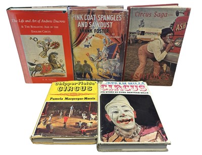 Lot 24 - CIRCUS DUSTJACKETS: 5 Titles: PAMELA MACGREGOR-...
