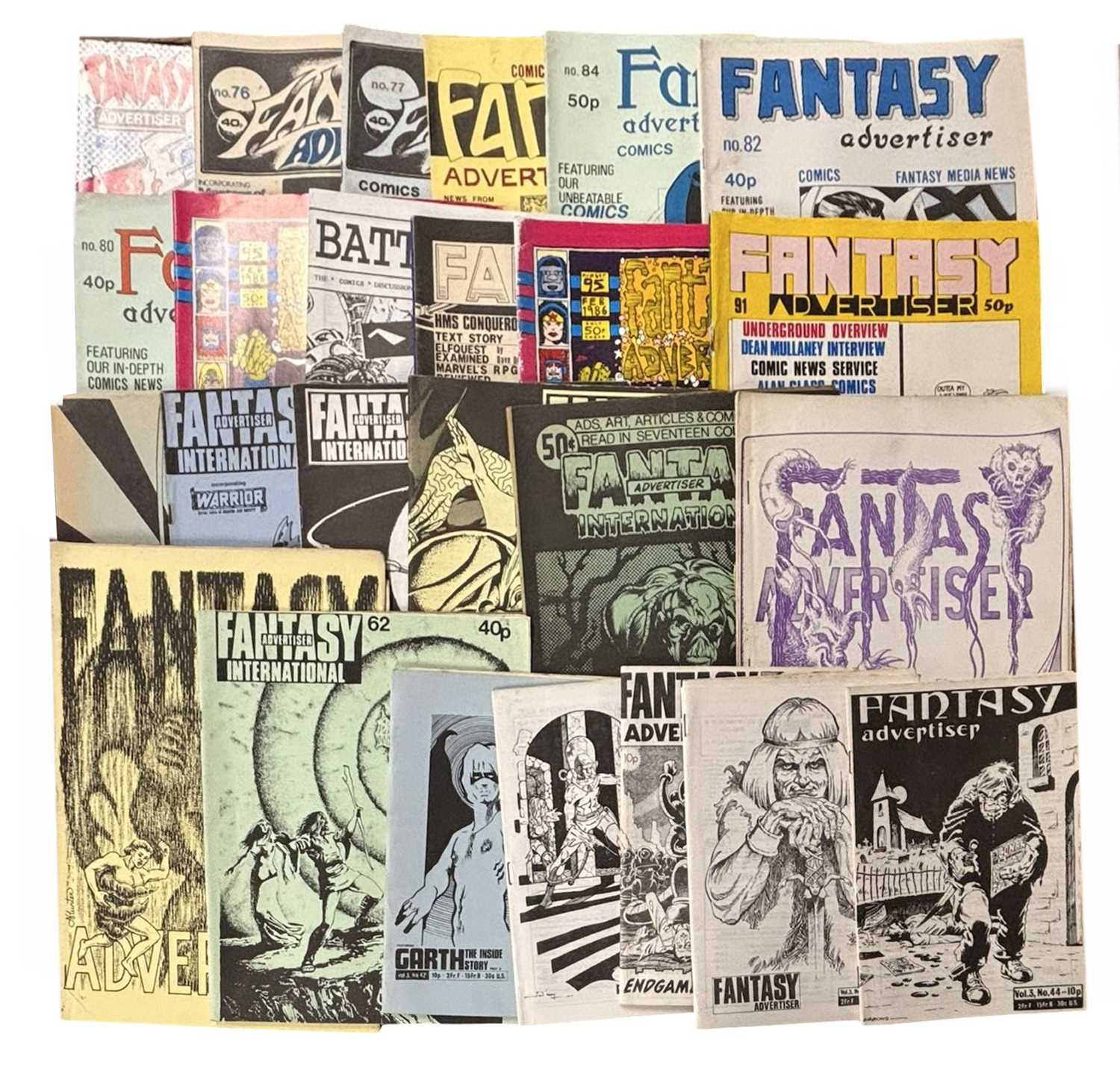 Lot 68 - FANTASY ADVERTISER: Various editions
