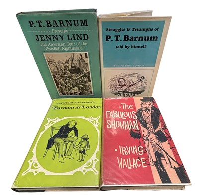 Lot 61 - P T BARNUM INTEREST: 4 Titles: IRVING WALLACE:...