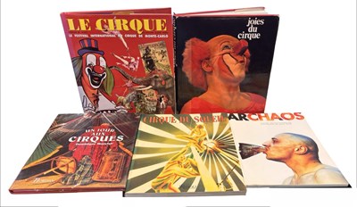Lot 92 - LARGE FORMAT CIRCUS, FRENCH LANG: 5 Titles:...