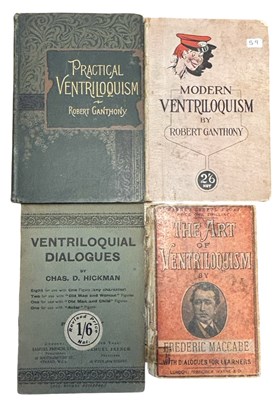 Lot 82 - VENTRILOQUISM: 4 Titles: ROBERT GANTHONY:...
