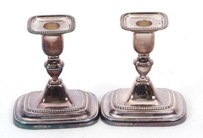 Lot 63 - A pair of Elizabeth II silver dressing table...