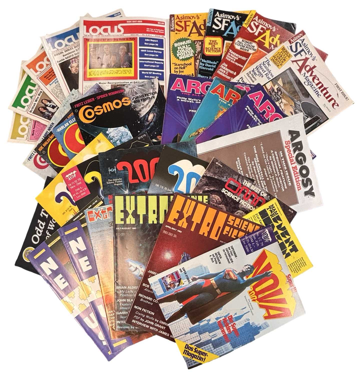 Lot 51 - ONE BOX: Various sci-fi magazines, to include:...