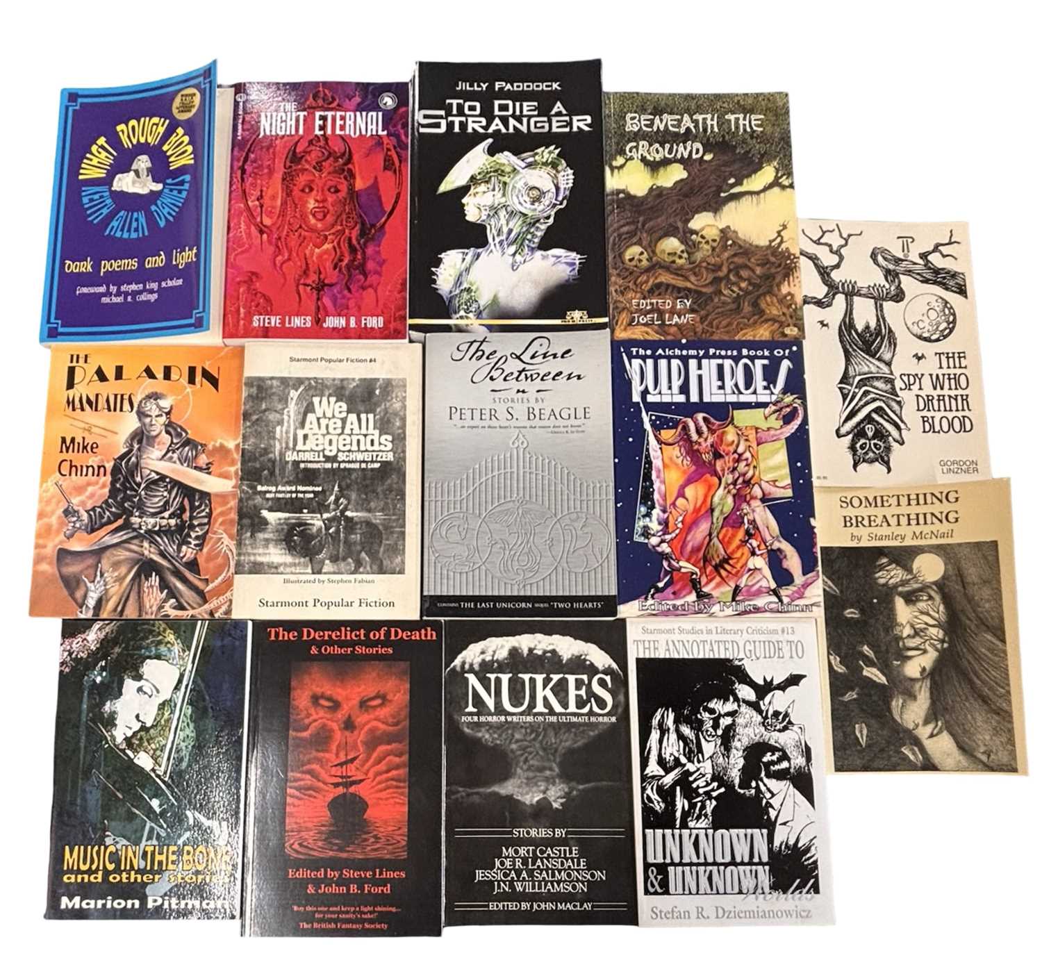 Lot 47 - ONE BOX: Various fantasy paperbacks, to...