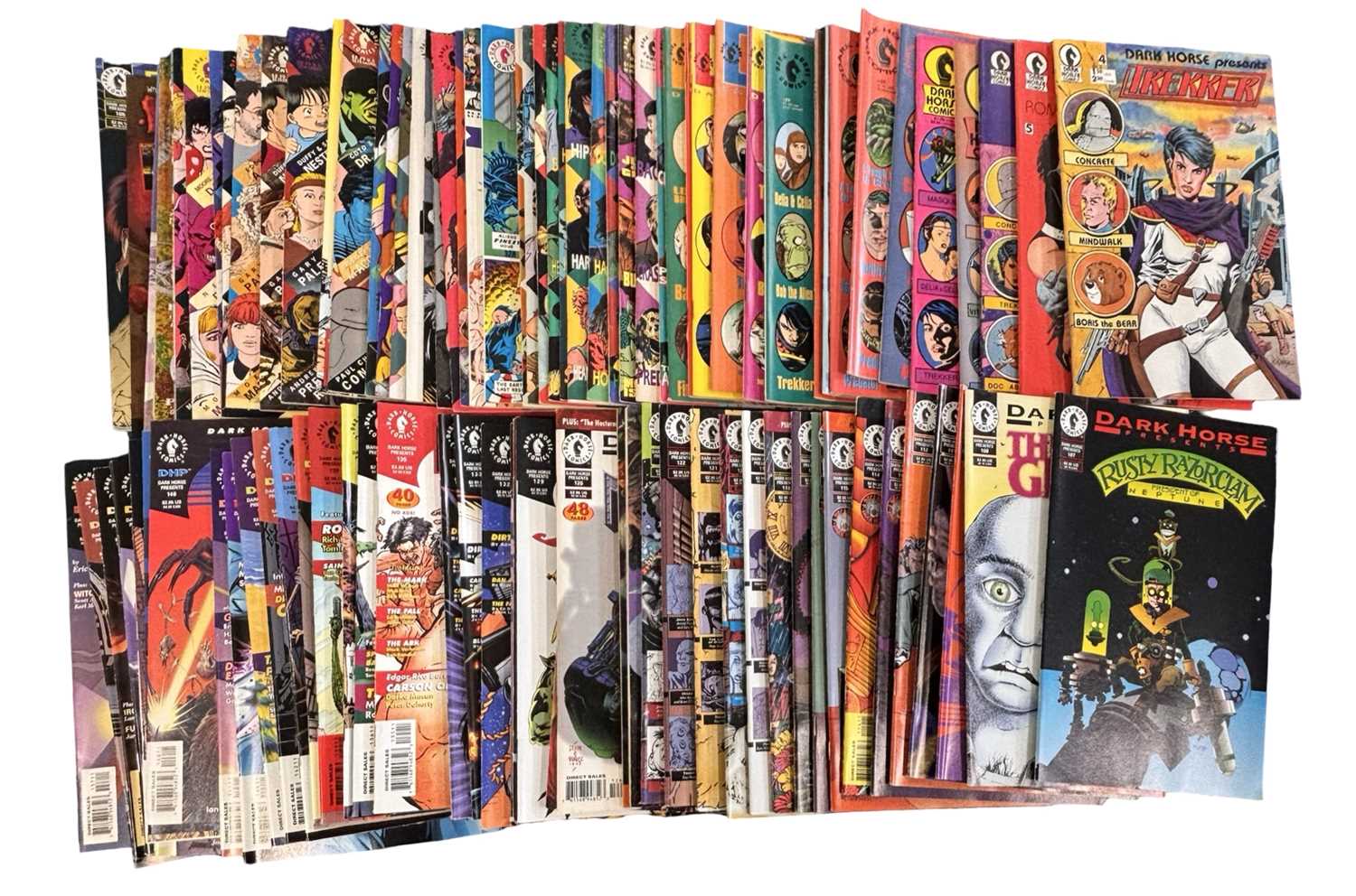 Lot 63 - ONE BOX: An extensive quantity of DARK HORSE...