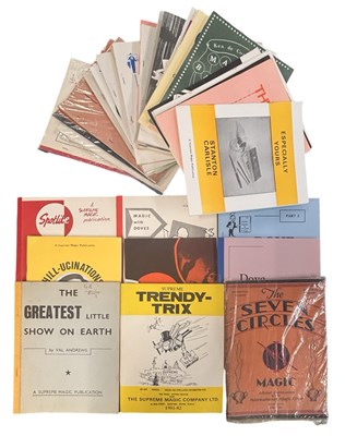 Lot 237 - ONE PACKET: Various magic, illusions,...