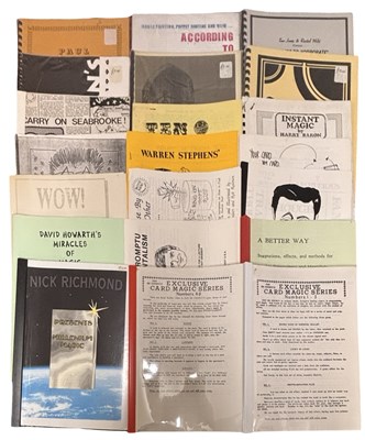 Lot 235 - ONE PACKET: Various magic, illusions,...