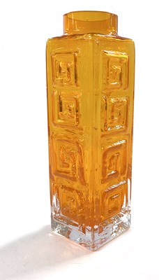 Lot 238 - Whitefriars Greek Key Design Vase by Geoffrey Baxter