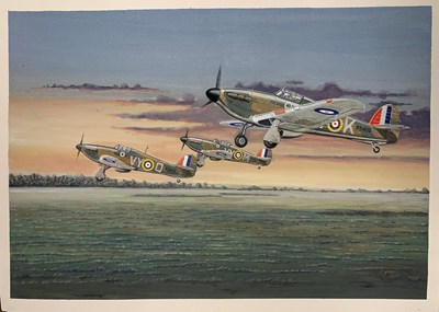 Lot 50 - Mike Bailey (British, 20th century), 'Hawker...